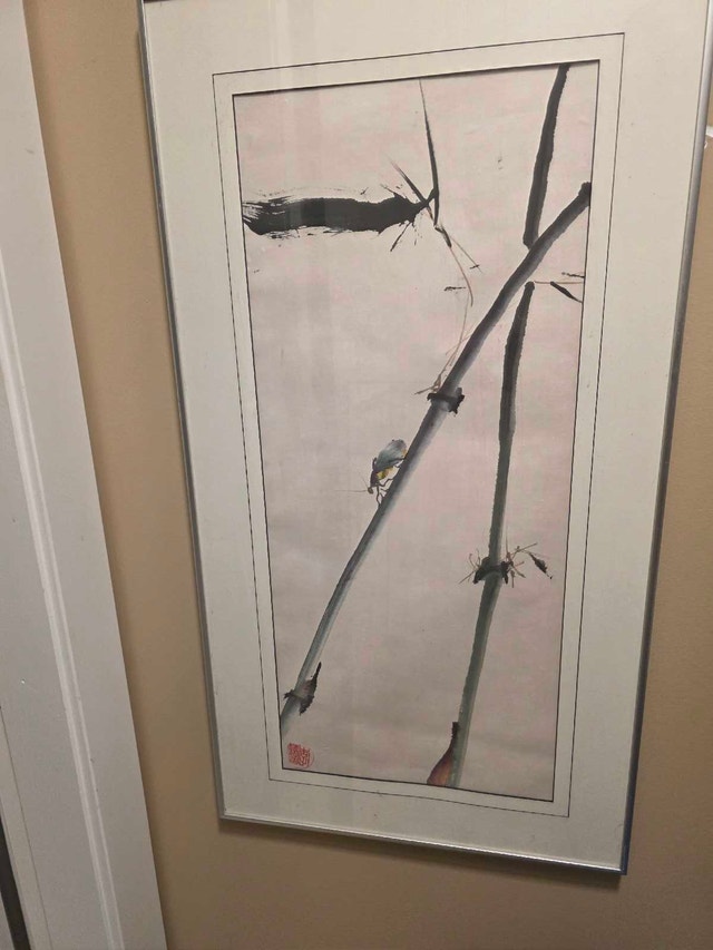 Japanese print 17 1/2 x 32 1/4 "