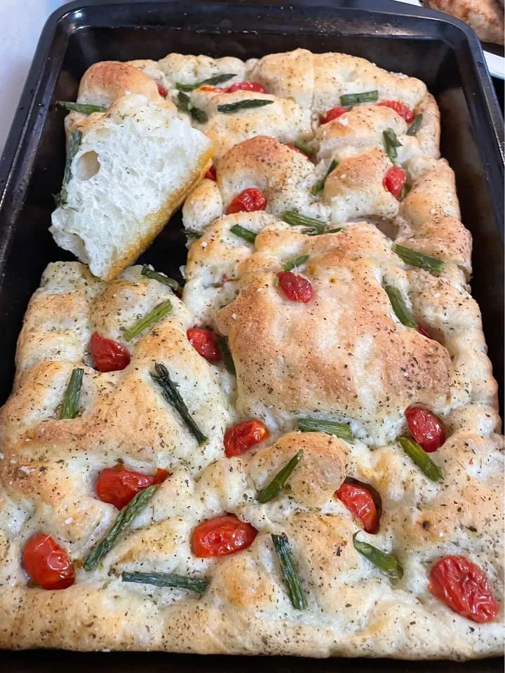 Homemade Focaccia/Vegan Delight image indicator(9)