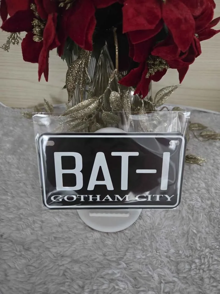 Custom vanity novelty aluminum metal plate with your words image indicator(6)