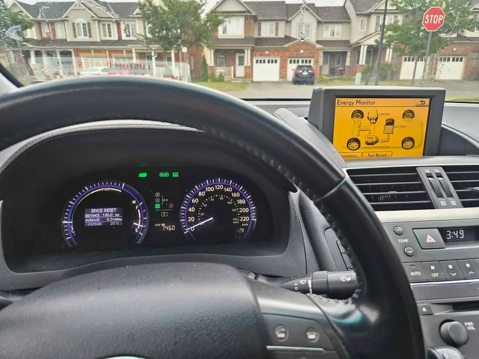 2010 Lexus hs250 hybrid navigation camera image indicator(5)