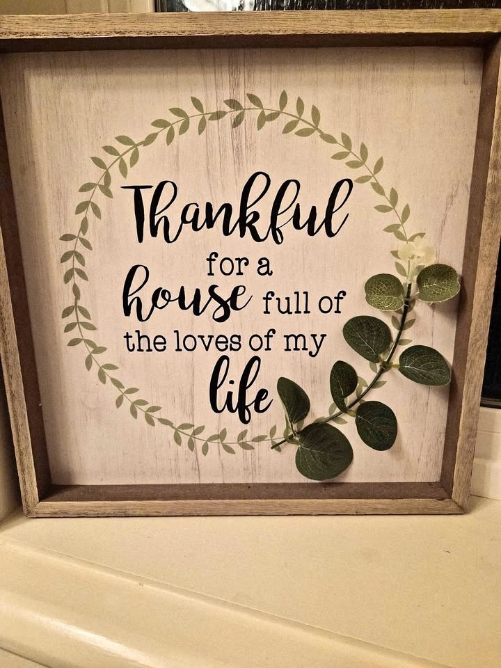 Wall picture art with a lovely message