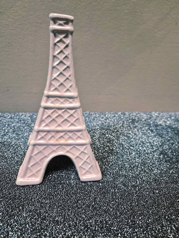 Porcelain Pink Eiffel Tower decorative ornament - photo 2