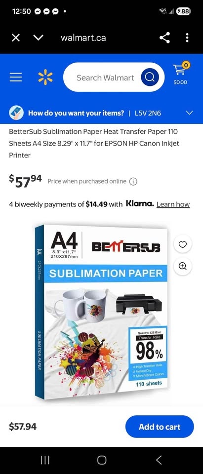 BetterSub Sublimation Paper 110 Sheets - photo 2