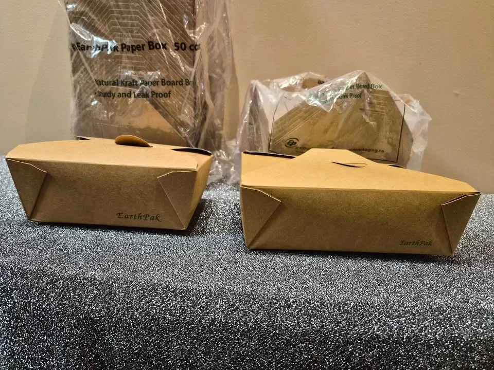 Eco-Packaging Earth Pack No. 3 &4 kraft paper food box image indicator(2)