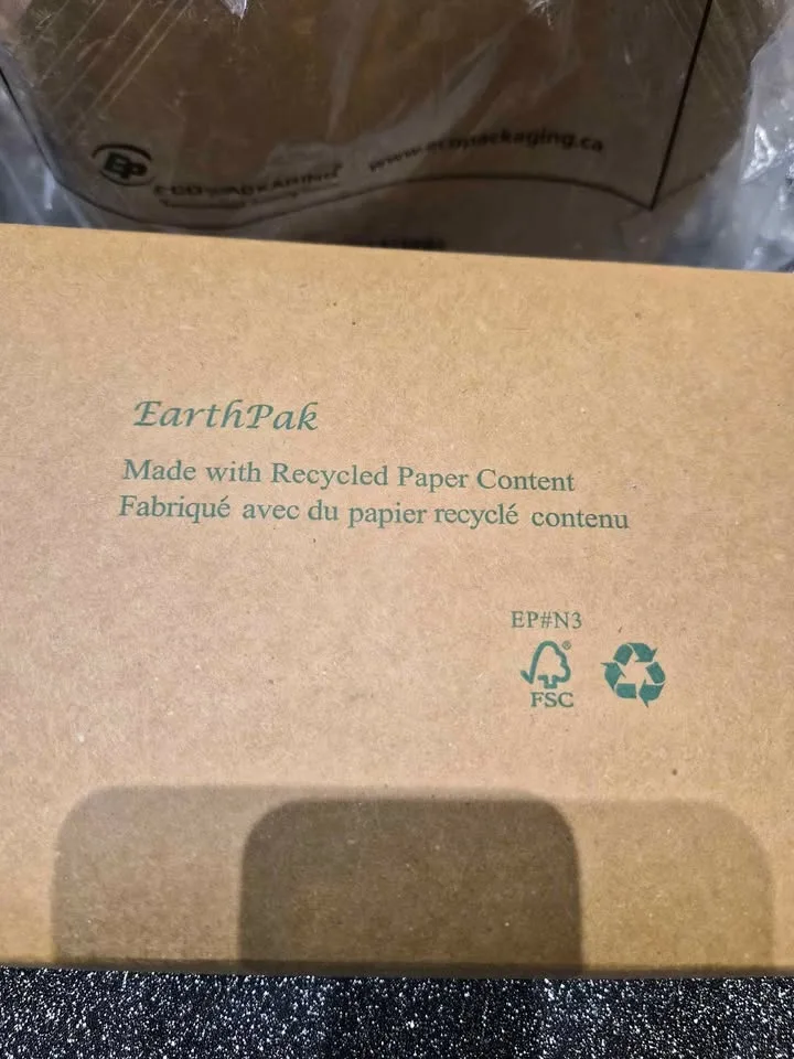 Eco-Packaging Earth Pack No. 3 &4 kraft paper food box image indicator(3)
