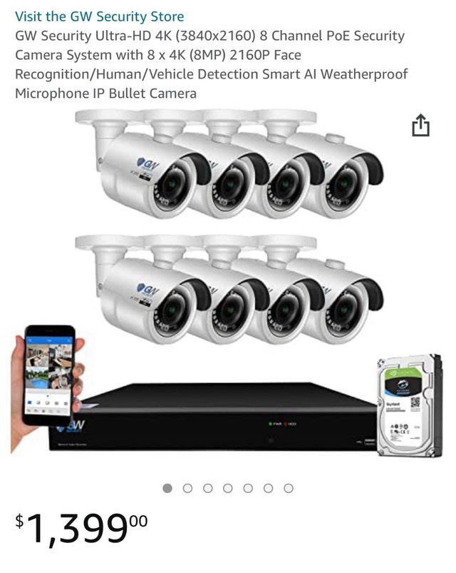 4K outdoor cameras