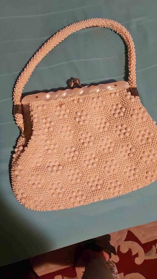 Vintage Fully Beaded Clutch bag Purse