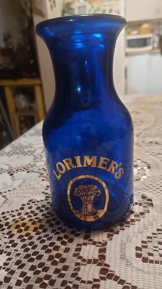 Vintage Cobalt Blue glass 1977 image indicator(2)