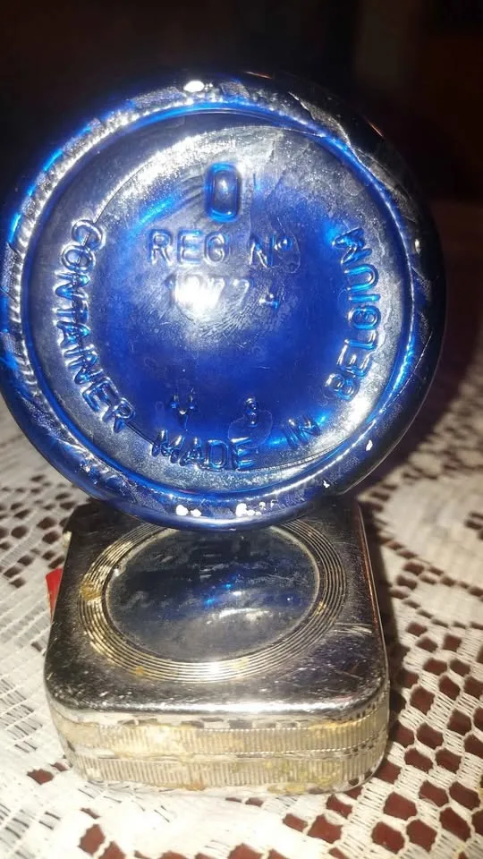 Vintage Cobalt Blue glass 1977 image indicator(4)