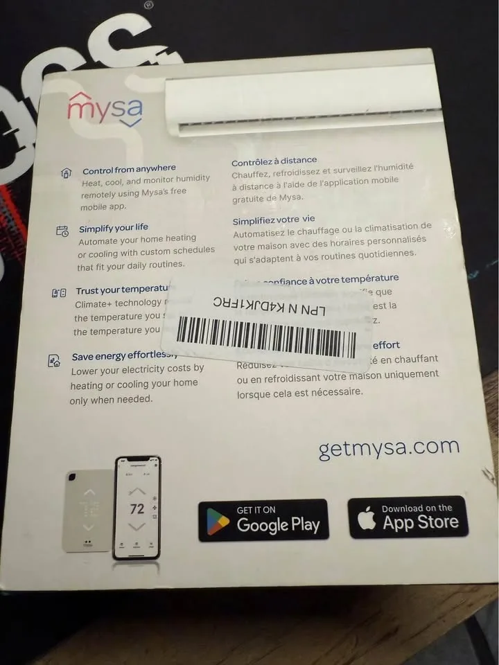 Mysa Smart Thermostat image indicator(5)