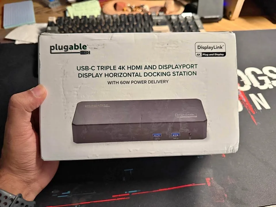 Plugable Triple Display 4K Docking Station