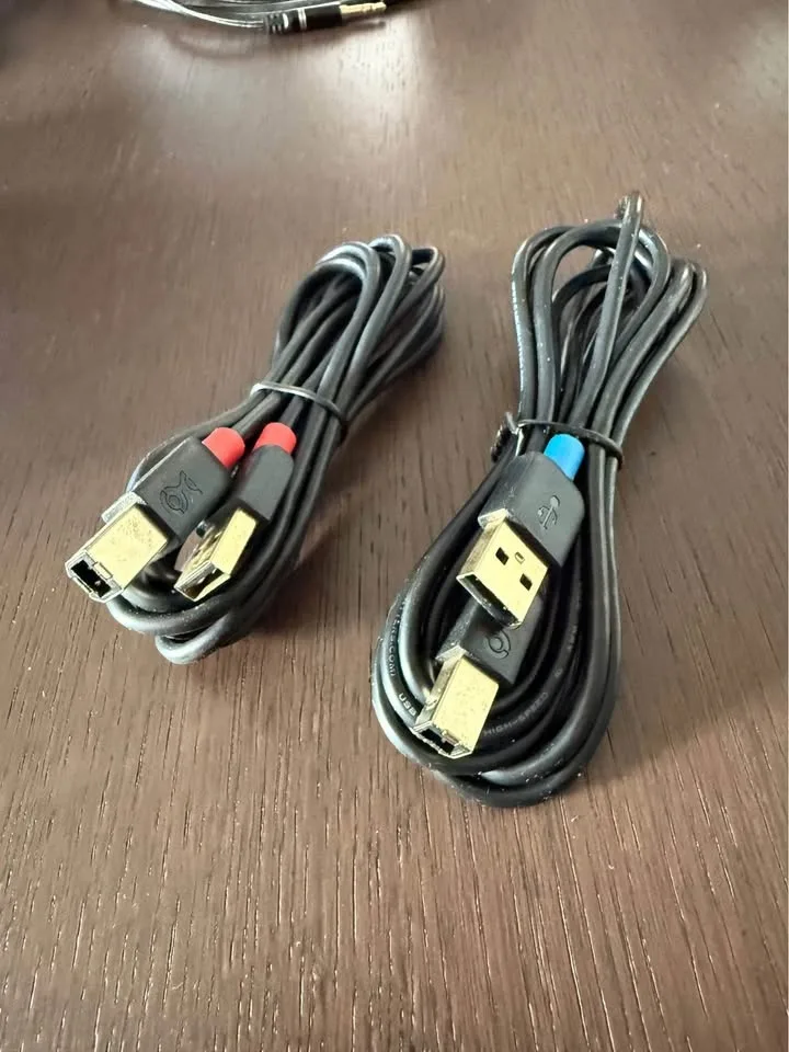 Trendnet 2 port DUAL monitor KVM switch + cables image indicator(6)