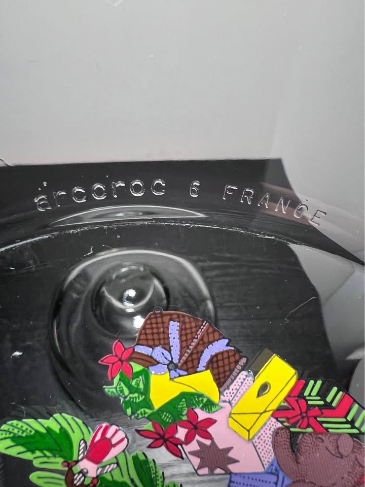 Vintage Arcoroc France Christmas Tree Glass Cloche 9” - photo 5