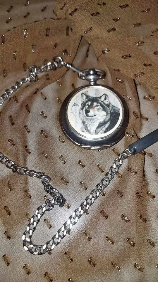 Wolf Quartz Pocket Watch What a Great present