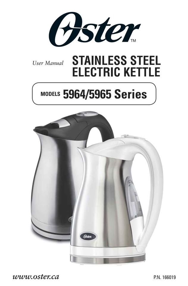 Oster stainless steel electric kettle - photo 5
