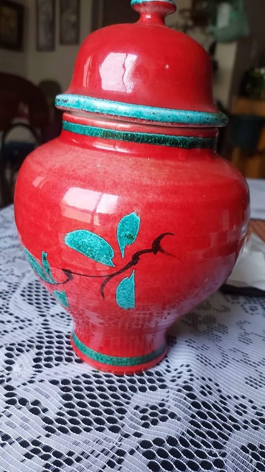 Vintage Italian Chinoiserie Pottery Jar - photo 2