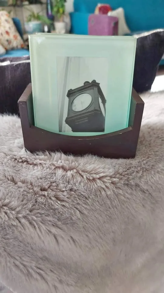 Picture Glass Coasters with stand