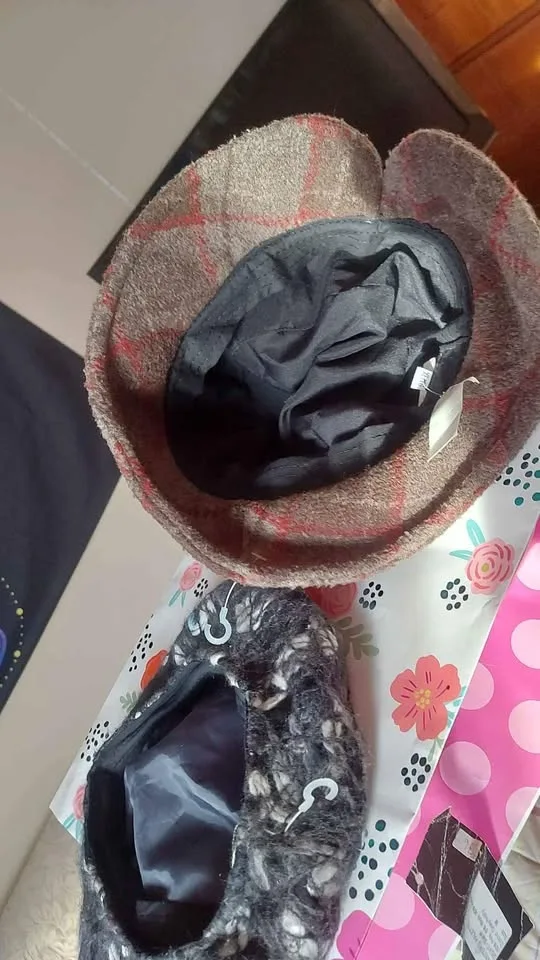 Bucket Hat & Beret Beautiful statement for a woman 👩 Each $10 image indicator(3)