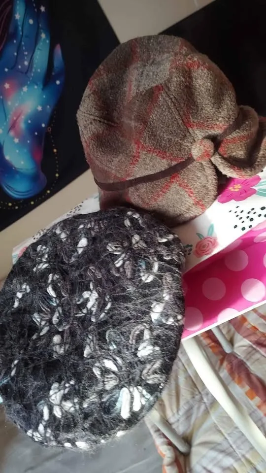 Bucket Hat & Beret Beautiful statement for a woman 👩 Each $10 image indicator(4)