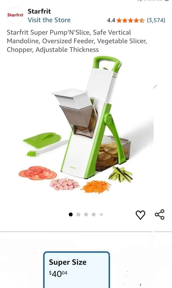 Starfrit Mandoline Vegetable Slicer image indicator(3)