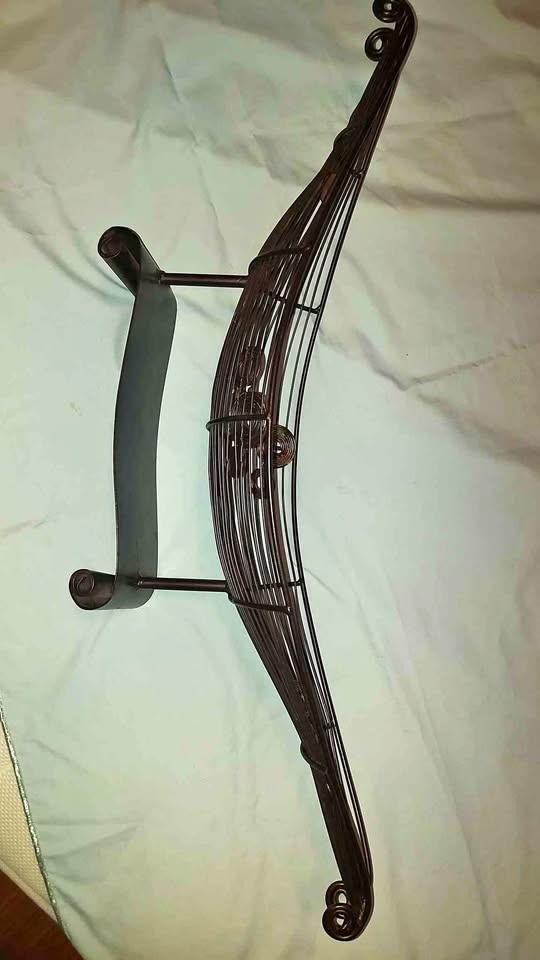Mid Century Boat Wire Basket or Gondola 70's