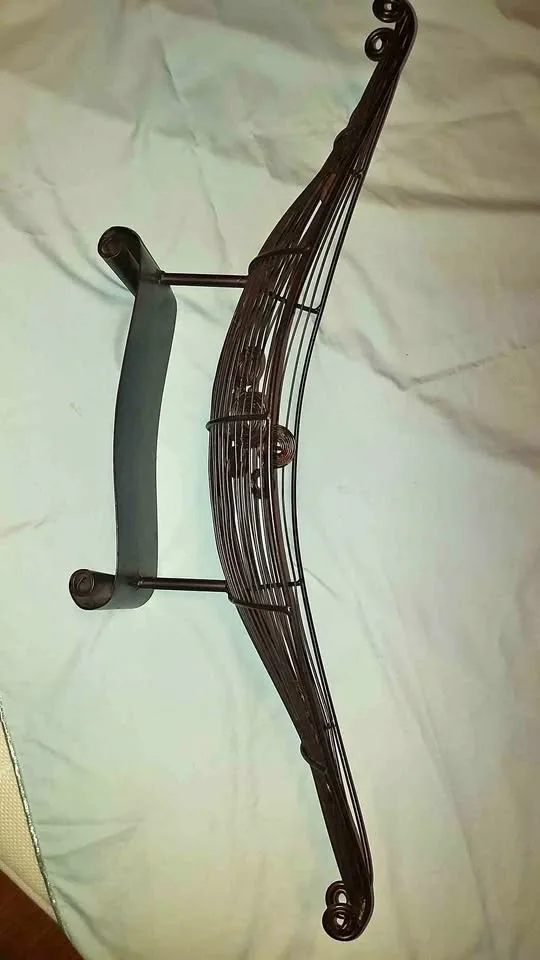 Mid Century Boat Wire Basket or Gondola 70's