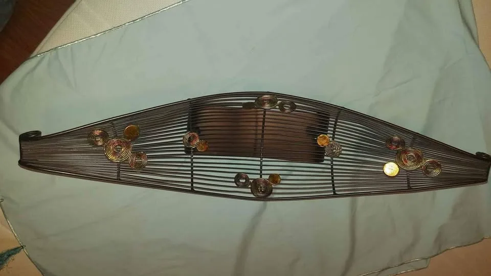 Mid Century Boat Wire Basket or Gondola 70's image indicator(2)