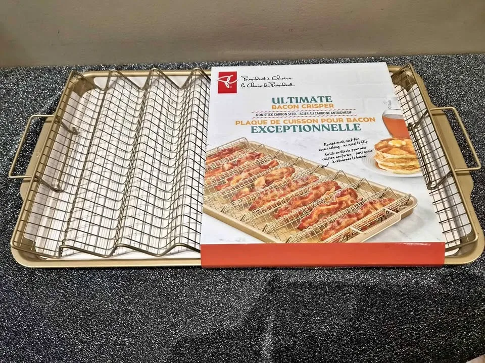 Bacon Crisper · Carbon steel and metal wire · Non-stick coating. thumbnail