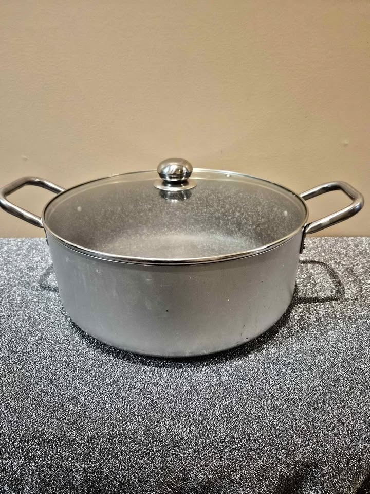 Made In Italy Domo Dutch Oven Non Stick Pot With Glass Lid