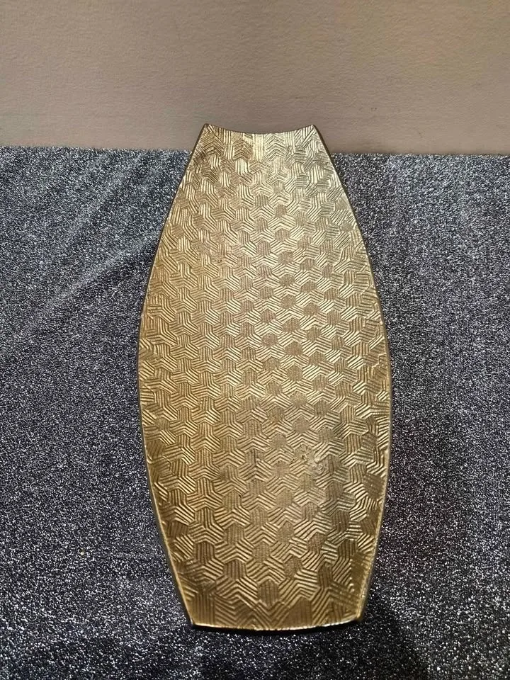 Decorative champag oval aluminium bowl image indicator(3)