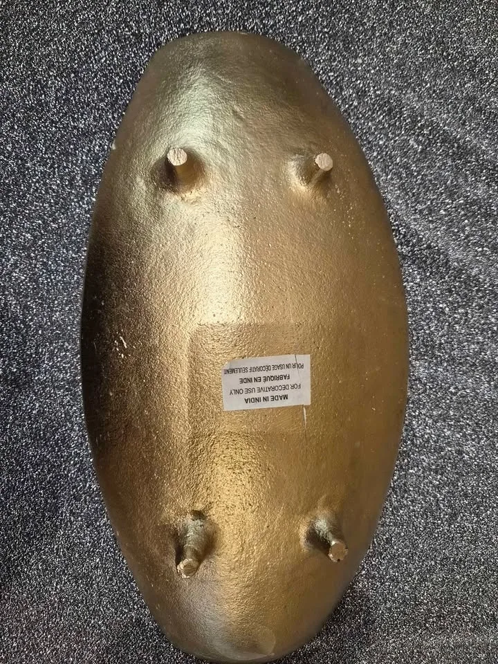 Decorative champag oval aluminium bowl image indicator(4)