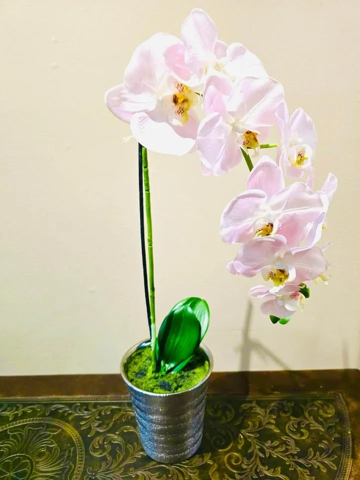 Faux Orchid Plant - Real Touch Flower image indicator(2)
