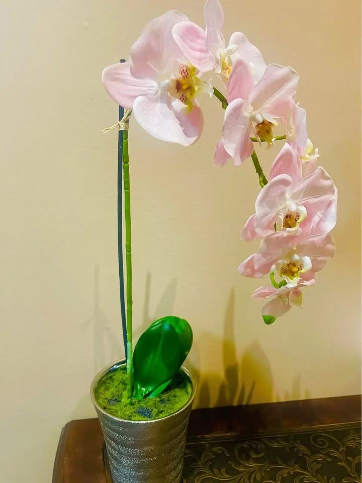 Faux Orchid Plant - Real Touch Flower image indicator(3)