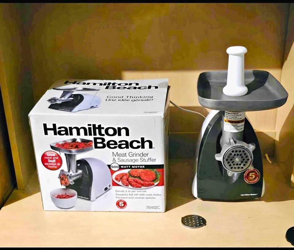 Hamilton Beach Meat Grinder & Sausage Stuffer