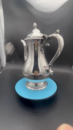 GORHAM KENWOOD 3 PC SILVER PLATE COFFEE POT SET - photo 2