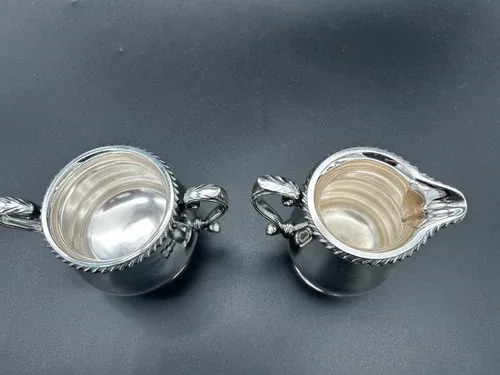 GORHAM KENWOOD 3 PC SILVER PLATE COFFEE POT SET image indicator(4)