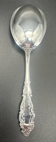GORHAM LUXEMBOURG SILVERPLATE BERRY SPOON image indicator(2)