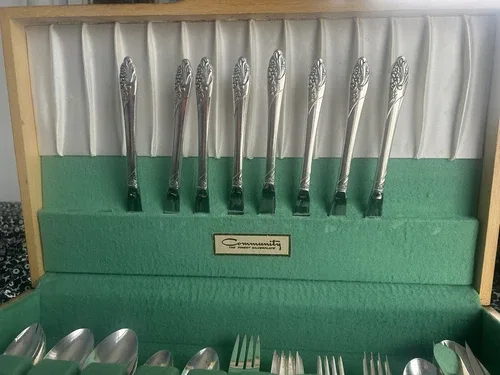 Evening Star Oneida Silverplate 6-Piece Setting image indicator(4)