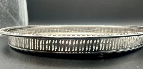 Webster Wilcox “Brandon Hall” 13” Silverplated Tray 75726 image indicator(5)