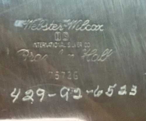 Webster Wilcox “Brandon Hall” 13” Silverplated Tray 75726 image indicator(6)