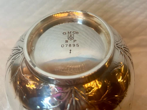 Gorham Silver Plated Creamer and Sugar Bowl with Stand - photo 4