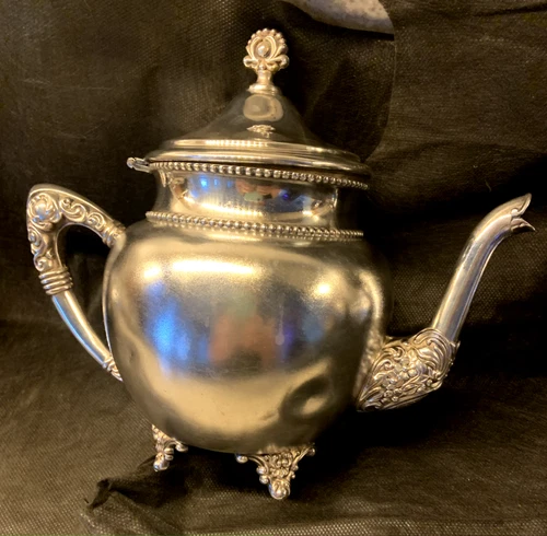 New Amsterdam Silver Tea Pot Creamer & Sugar 600 - photo 3