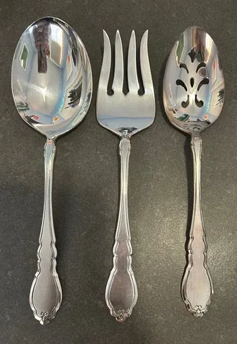 ALLOUETTE 1881 Rogers Oneida Ltd. Vintage Silver Plate Flatware image indicator(2)