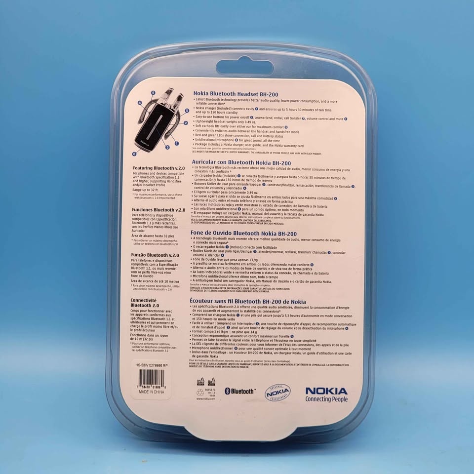 🥳NEW SEALED🤩 Nokia BH-200 BLUETOOTH HEADSET - photo 3