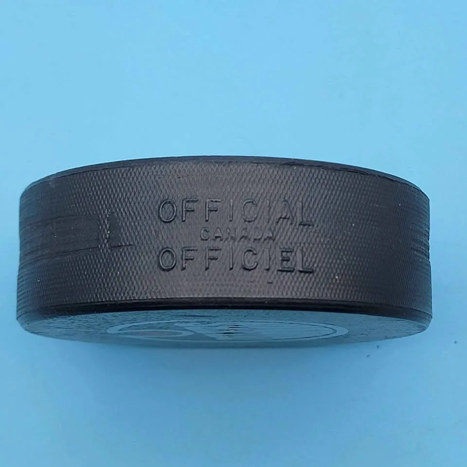 1970's Oilers WHA Official Hockey Puck Game Used image indicator(3)