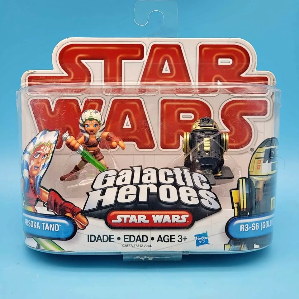 🥳FACTORY SEALED🤩 Star Wars Galactic Heroes AHSOKA TANO and R3-S6