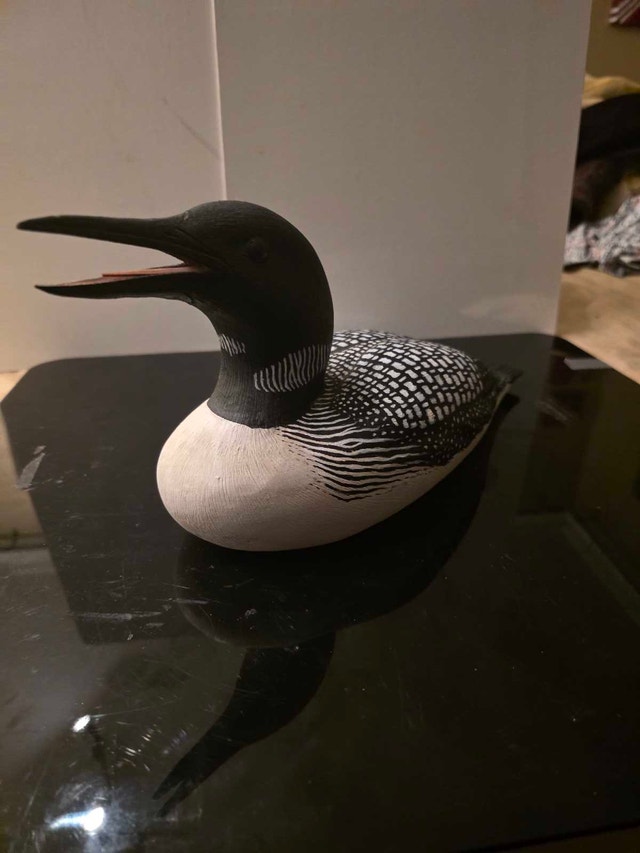 Loon Carving Master Carver Weldon Tracey 1987