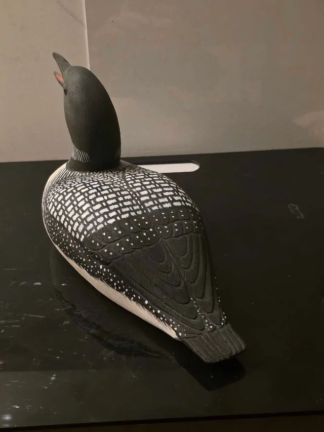 Loon Carving Master Carver Weldon Tracey 1987 image indicator(2)