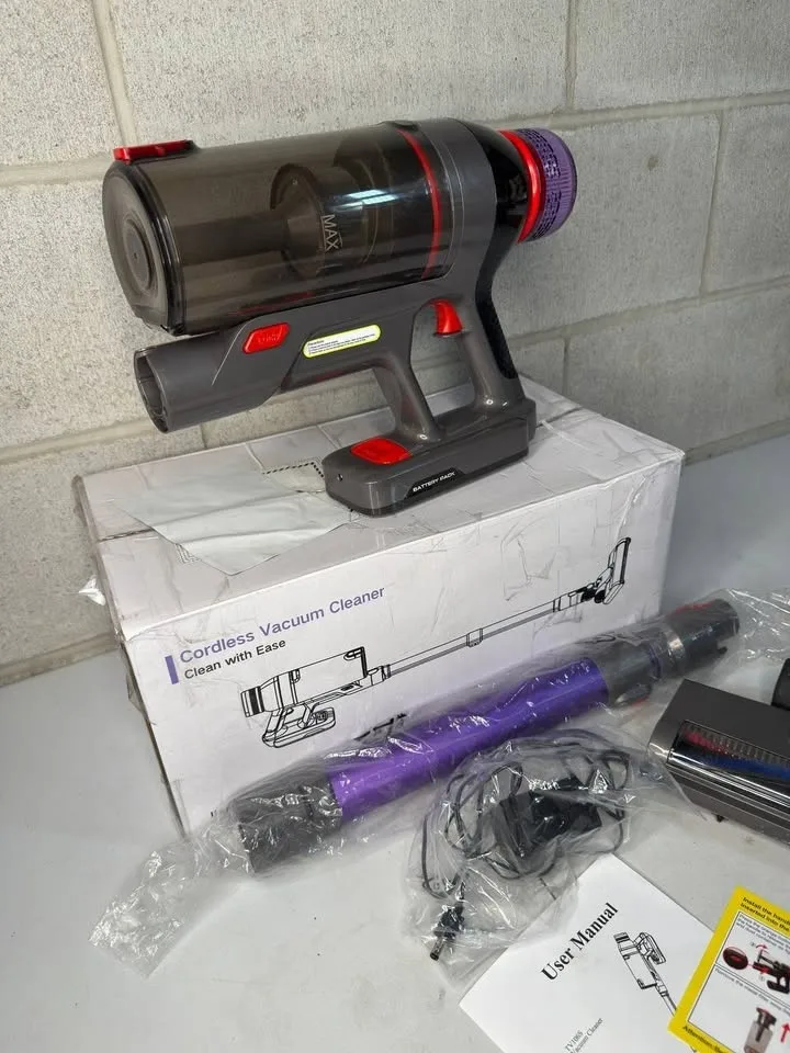 MQDXE Cordless Stick Vacuum Cleaner: 550W Powerful Suction image indicator(6)