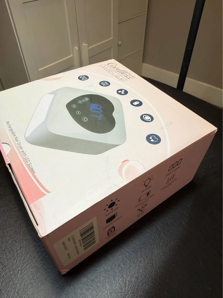 Cordless UV Nail Lamp for Gel Nails 72W